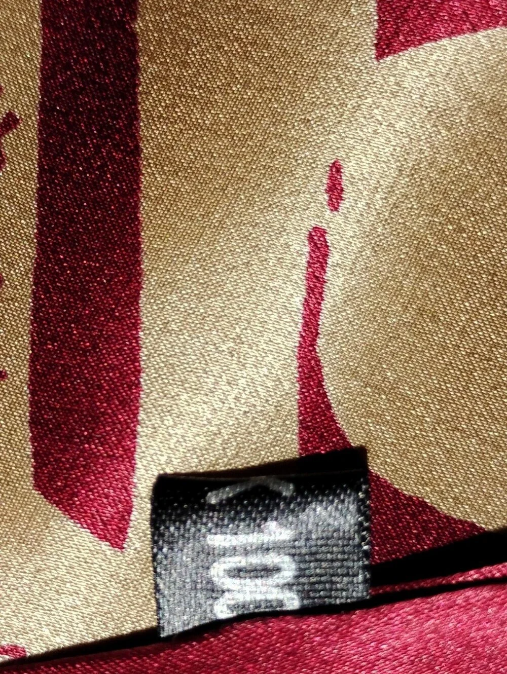 FRINGED SILK MEN'S SCARF NWOT